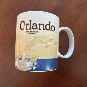 Starbucks Orlando Global Icon Series 16oz City Mug Coffee Cup Collector Rare